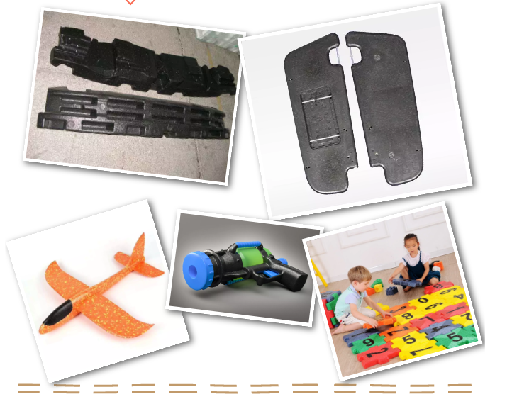 EPP泡沫結構件比一般泡沫塑料多一點